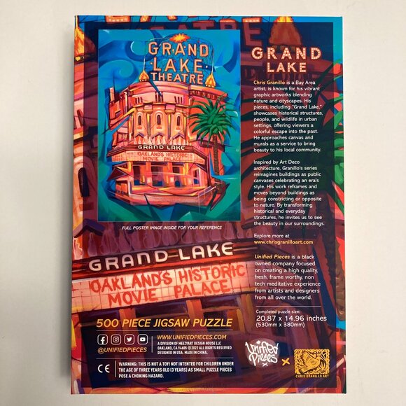 Unified Pieces 'Grand Lake' - 500 Piece Puzzle - Picture 2 of 2